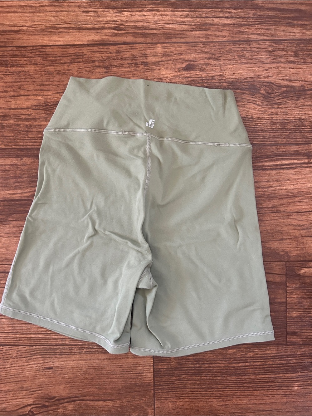 We wore what Women’s High-Waist Olive Green Bike Shorts
